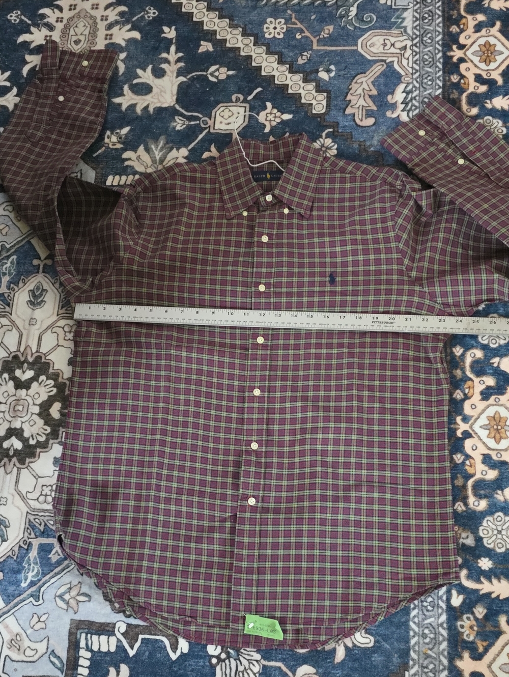 Ralph Lauren long sleeve button down shirt. L